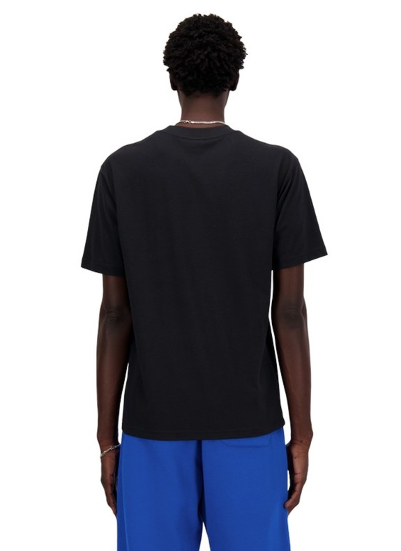 T-Shirt New Balance Sport Essentials Baumwolle schwarz