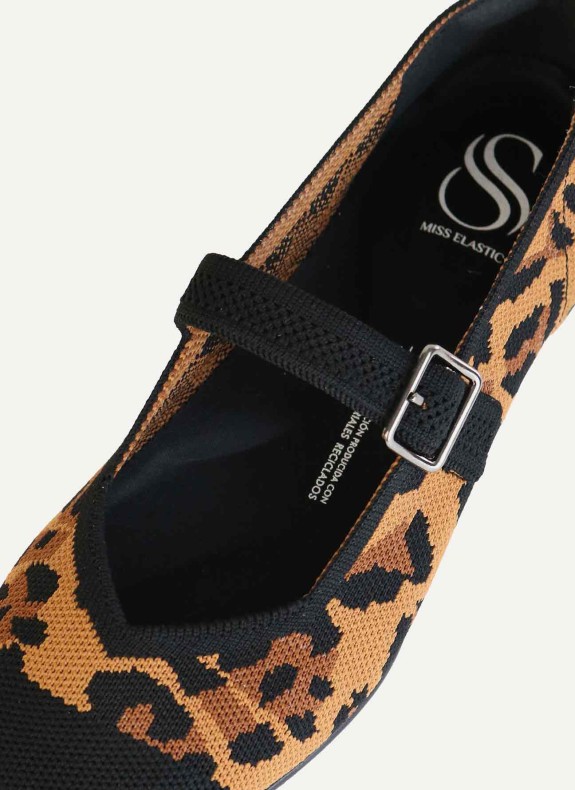 Zapato Miss Elastic Bella leopardo