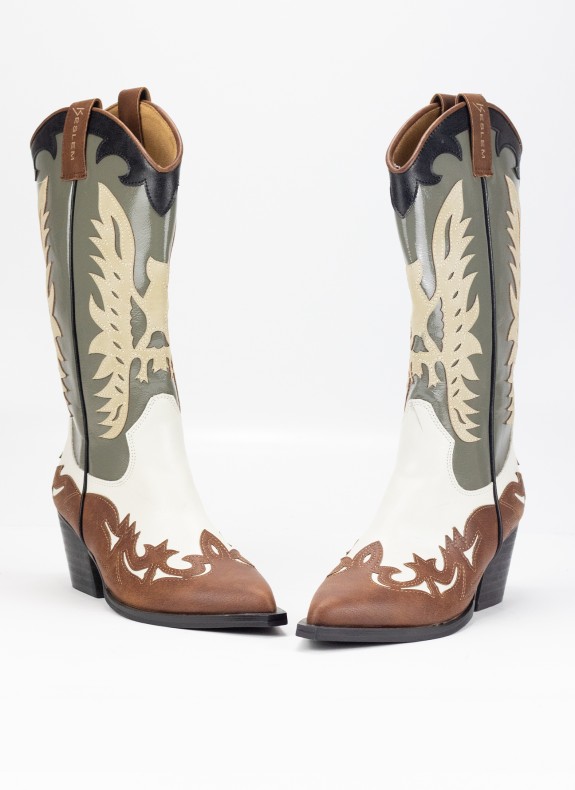 Bottes Cowboy Keslem M4800 cuir