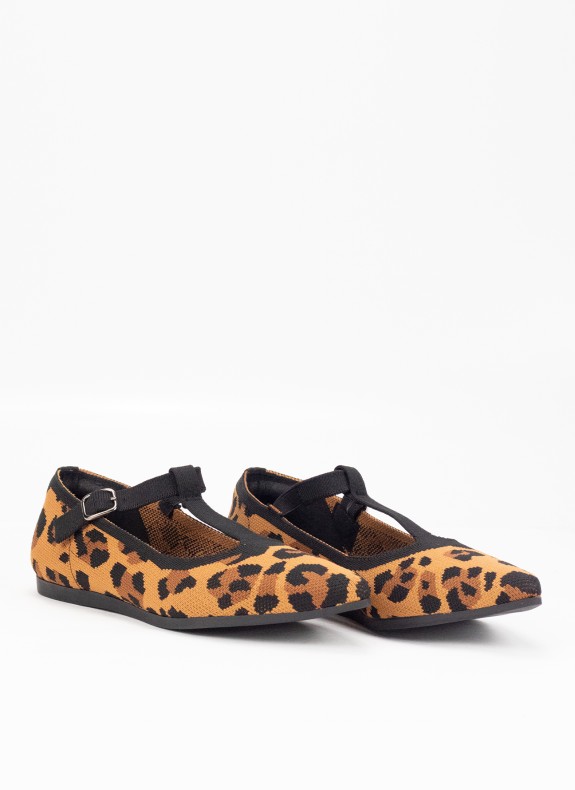 Zapato Miss Elastic Megan leopardo