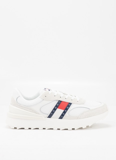 Baskets Tommy Hilfiger Tjm Technical Runner Ess blanc