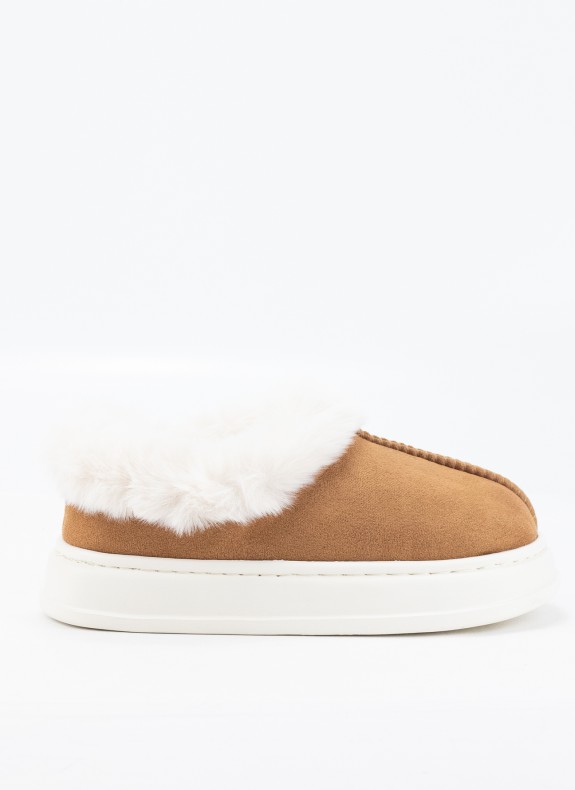 Zapatillas de estar por casa Keslem 9831 marrón