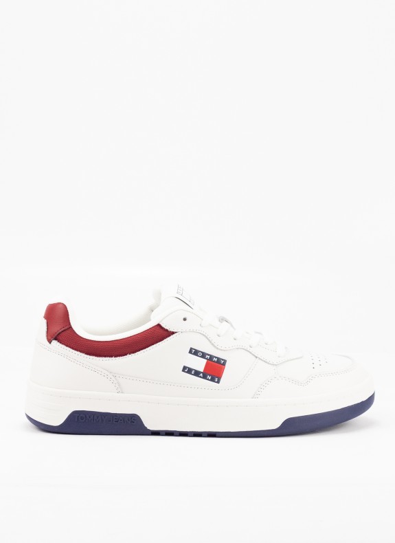 Zapatillas Tommy Hilfiger Tjm Cupsole Leather Ess branco