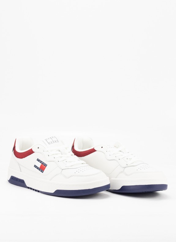 Zapatillas Tommy Hilfiger Tjm Cupsole Leather Ess branco