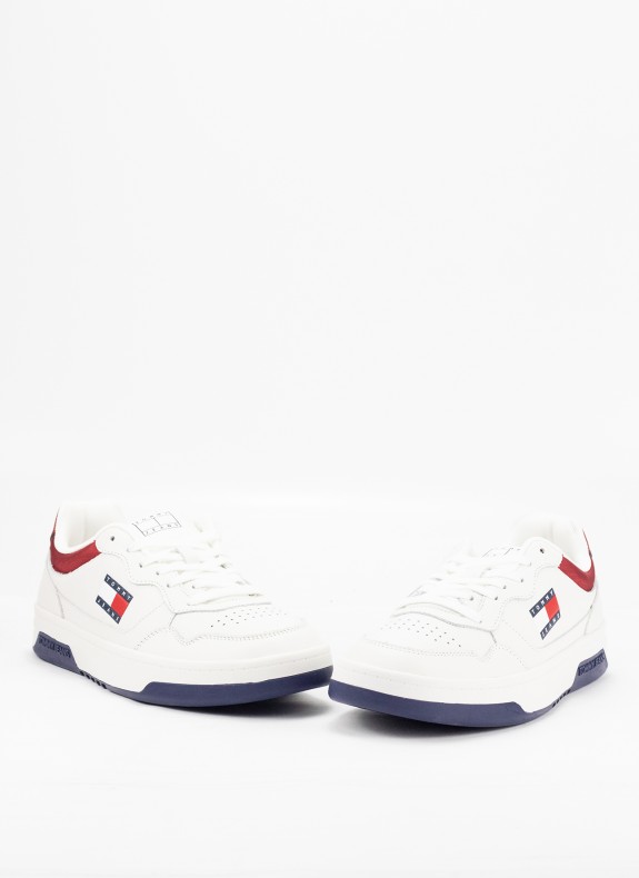Zapatillas Tommy Hilfiger Tjm Cupsole Leather Ess branco