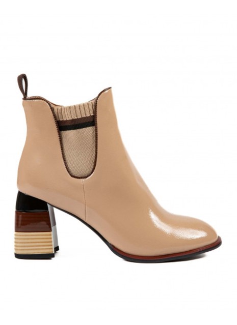 Bottines Rock Away 84485B beige