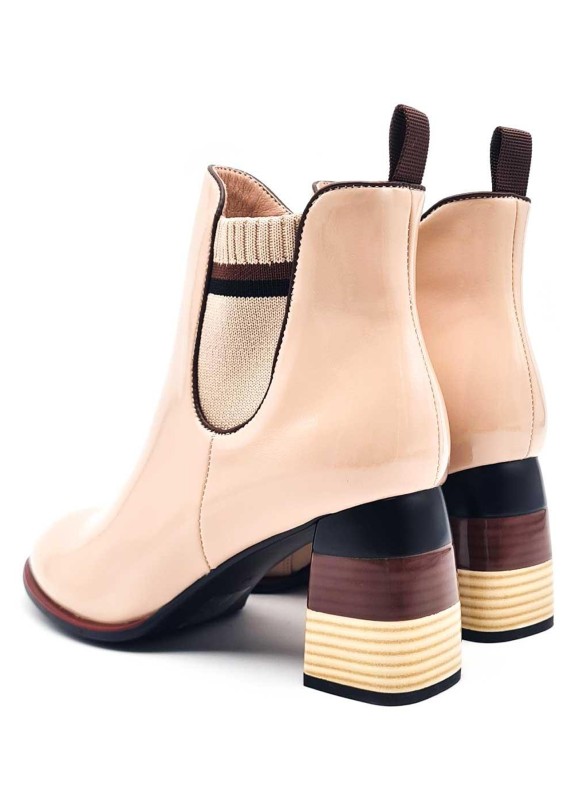 Bottines Rock Away 84485B beige