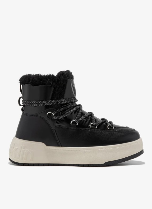Botte D. Franklin Court Bomb Med Silver noir