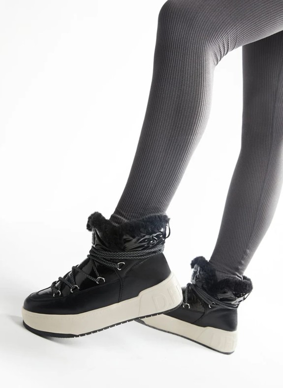Botte D. Franklin Court Bomb Med Silver noir