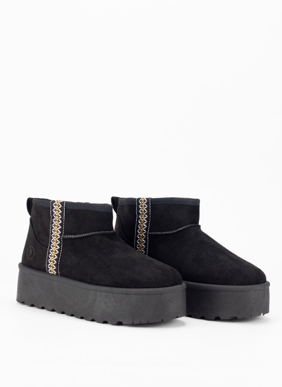 Botte Keslem Artico Plateforme noire