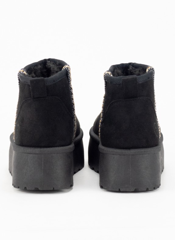 Botte Keslem Artico Plateforme noire