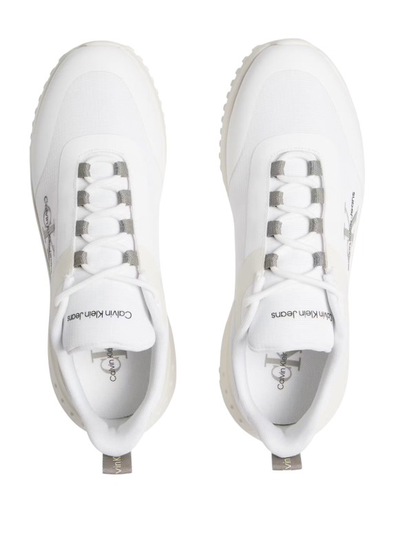 Calvin Klein pantofole Eva Runner Low Lace Ml bianco