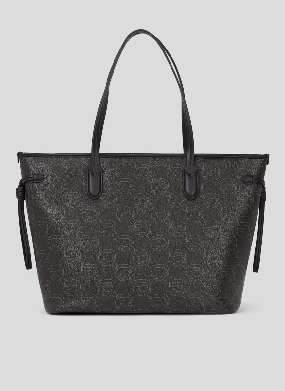 Sac Karl Lagerfeld Ikon Mono Cc Lg Tote noir