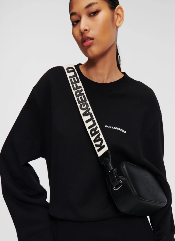 Bandolera Karl Lagerfeld K/ Circle Camera Bag Perforated negro