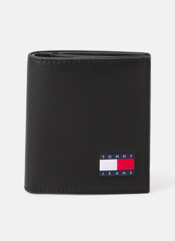 Cartera Tommy Hilfiger TJM Heritage Leather Cc & Coin preto