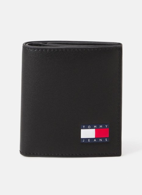 Cartera Tommy Hilfiger TJM Heritage Leather Cc & Coin preto