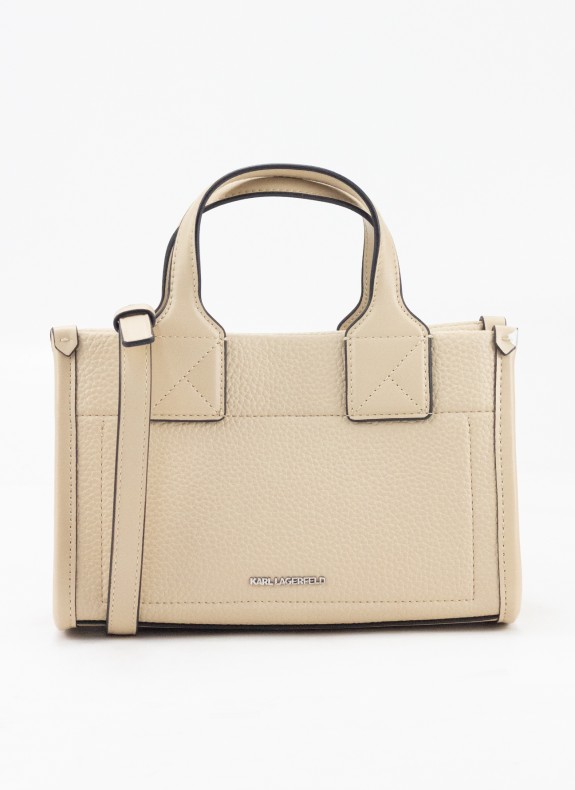Sac bandoulière Karl Lagerfeld K/Skuare St Tote Grainy sable