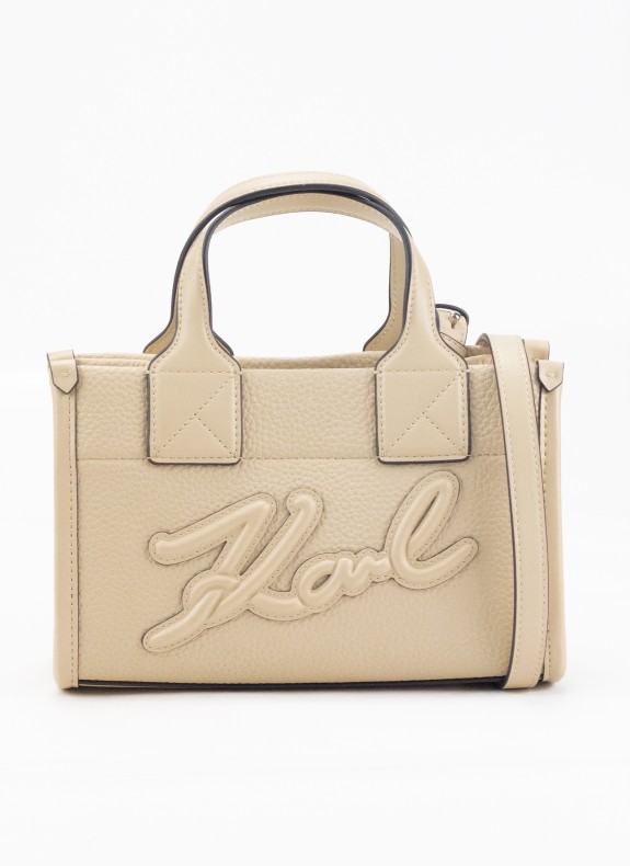 Sac bandoulière Karl Lagerfeld K/Skuare St Tote Grainy sable
