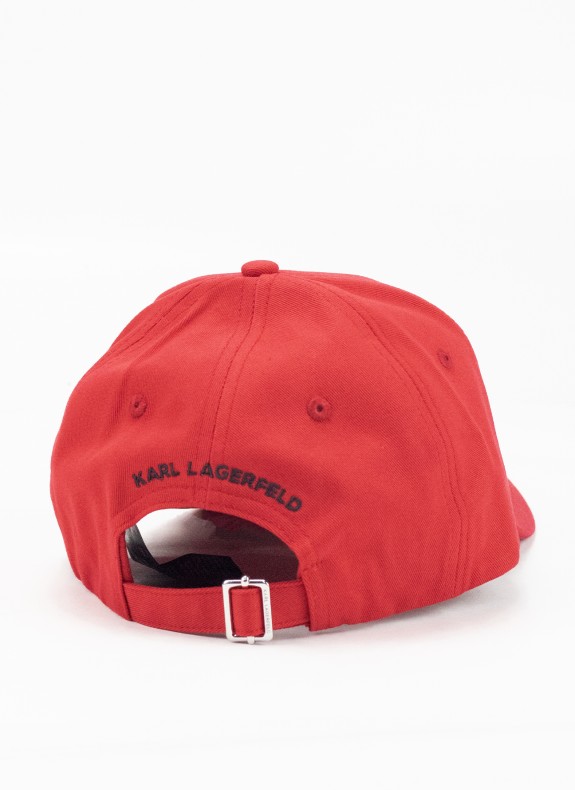 Casquette Karl Lagerfeld Ikon Cap rouge