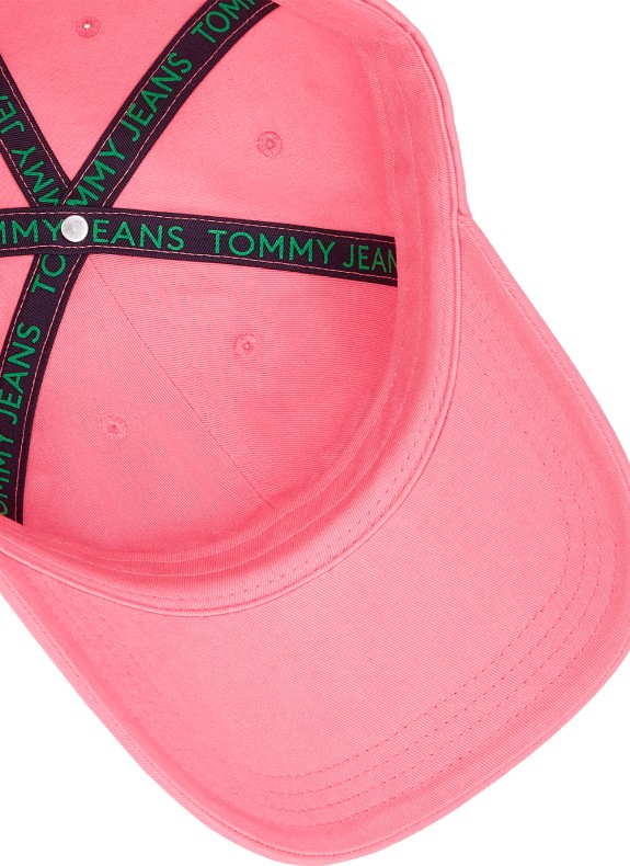Gorra Tommy Hilfiger Tjw Linear Logo 6 Panel Cap rosa