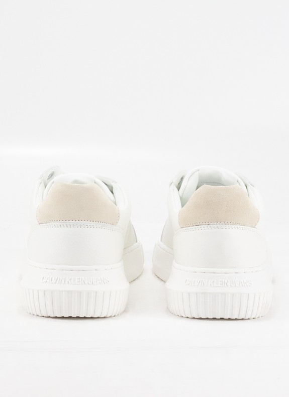 Calvin Klein Chunky Cupsole Low Mg weiße Pantoffeln