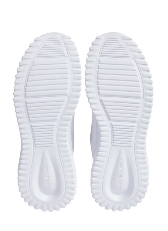 Calvin Klein pantofole Eva Runner Low Lace Mix Ml Bianco