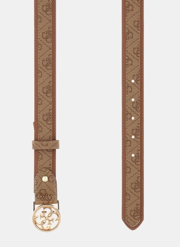 Cinturón Guess Orlina Logo Adj Pant Belt taupe