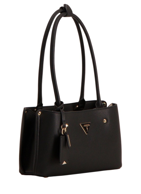 Bolso Guess Meridian Shoulder Satchel preto