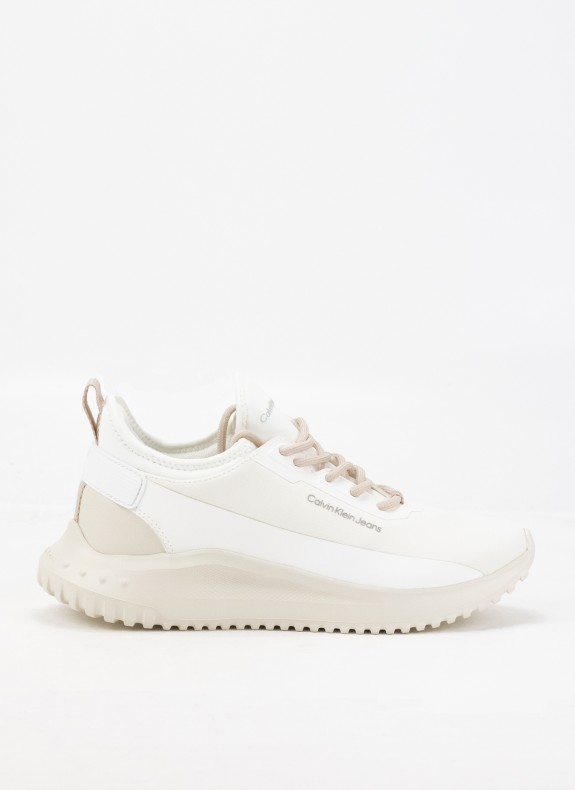 Baskets Calvin Klein Eva Runner Sock Mix In Hitech blanc