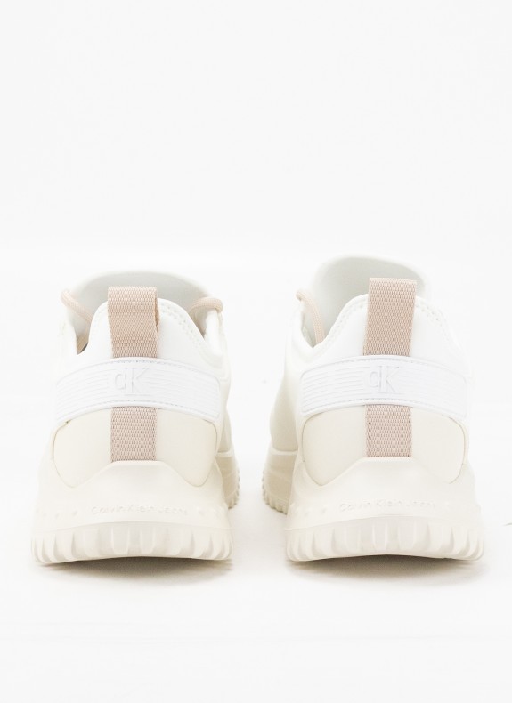 Baskets Calvin Klein Eva Runner Sock Mix In Hitech blanc