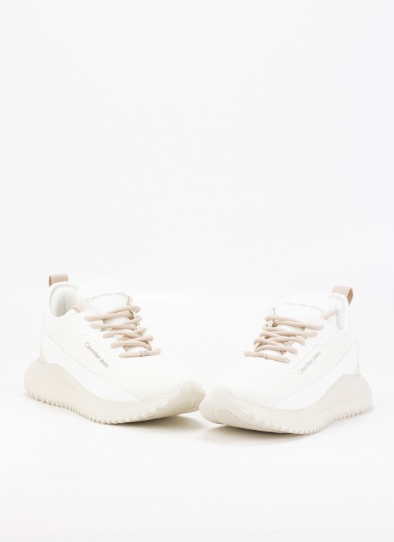 Baskets Calvin Klein Eva Runner Sock Mix In Hitech blanc