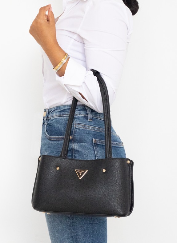Bolso Guess Meridian Shoulder Satchel preto