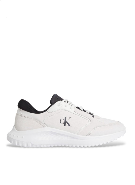 Baskets Calvin Klein Eva Runner Low Mg Wmm blanches