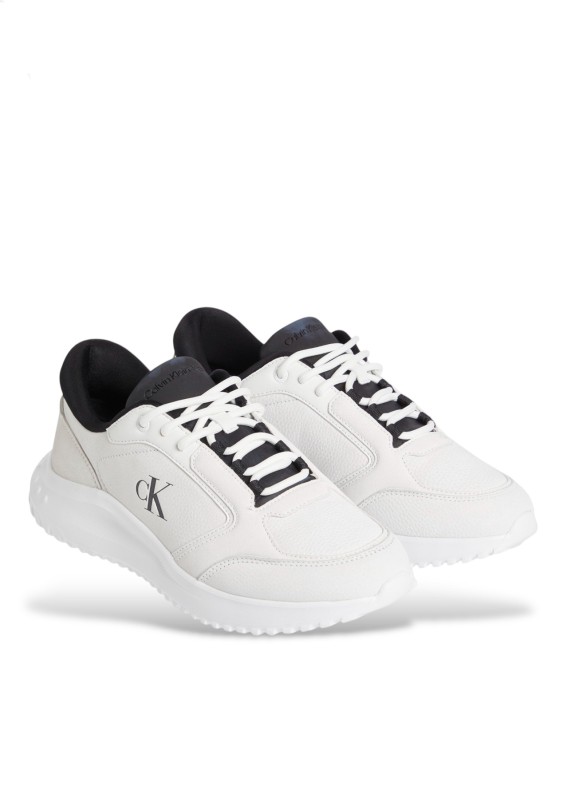 Baskets Calvin Klein Eva Runner Low Mg Wmm blanches