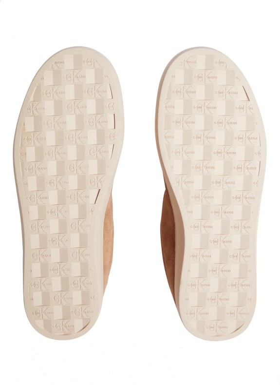 Baskets Calvin Klein Classic Cupsole Laceup Wt Wm camel