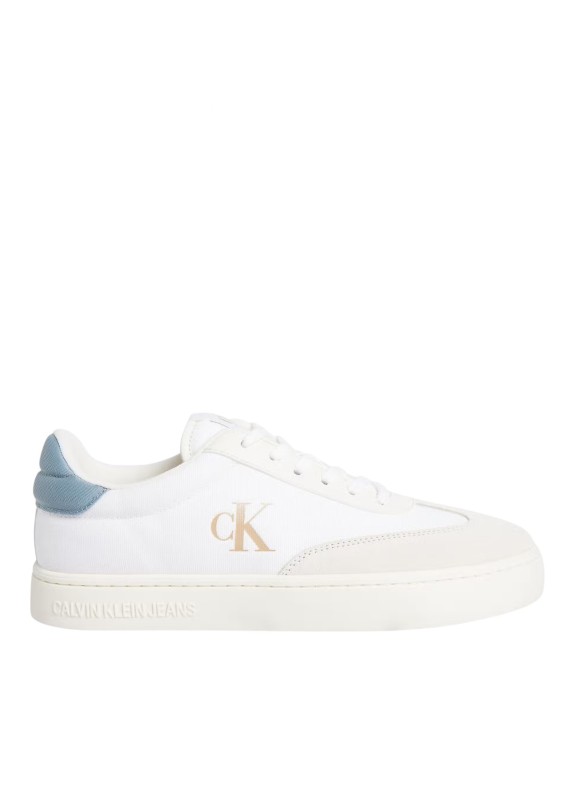 Baskets Calvin Klein Classic Cupsole Low Mix Mg blanches