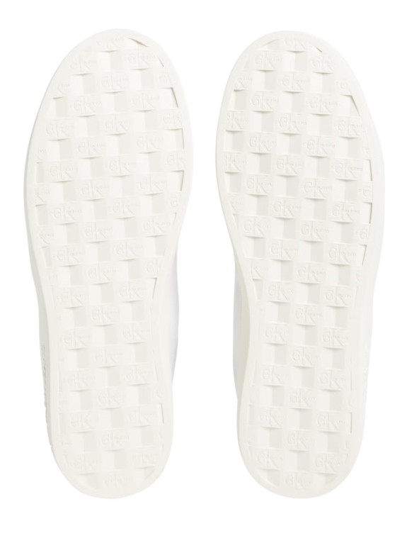Calvin Klein Classic Cupsole Low Mix Mg weiße Pantoffeln