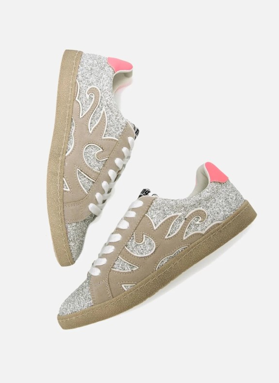 Zapatillas Mustang 60572 plata