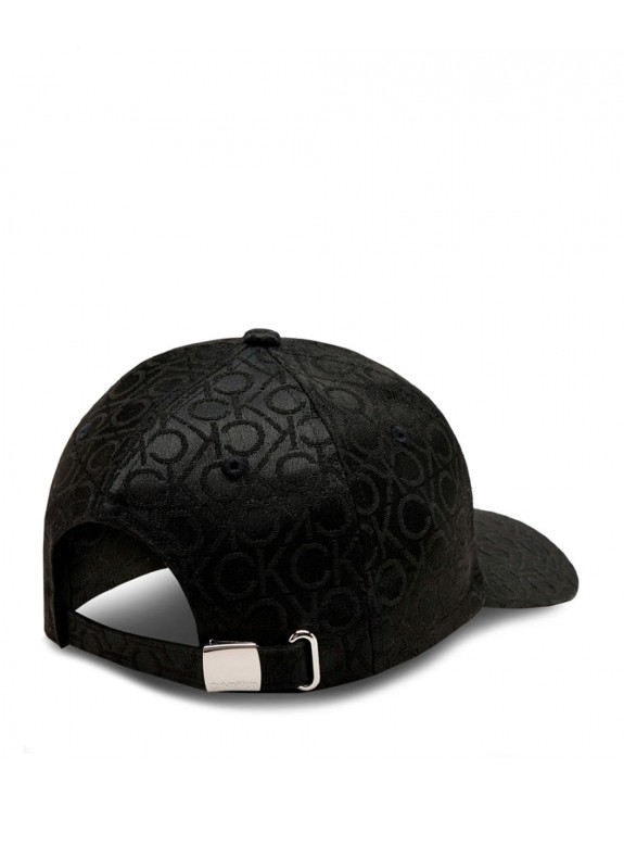 Gorra Calvin Klein Monogram Jacquard Cap schwarz