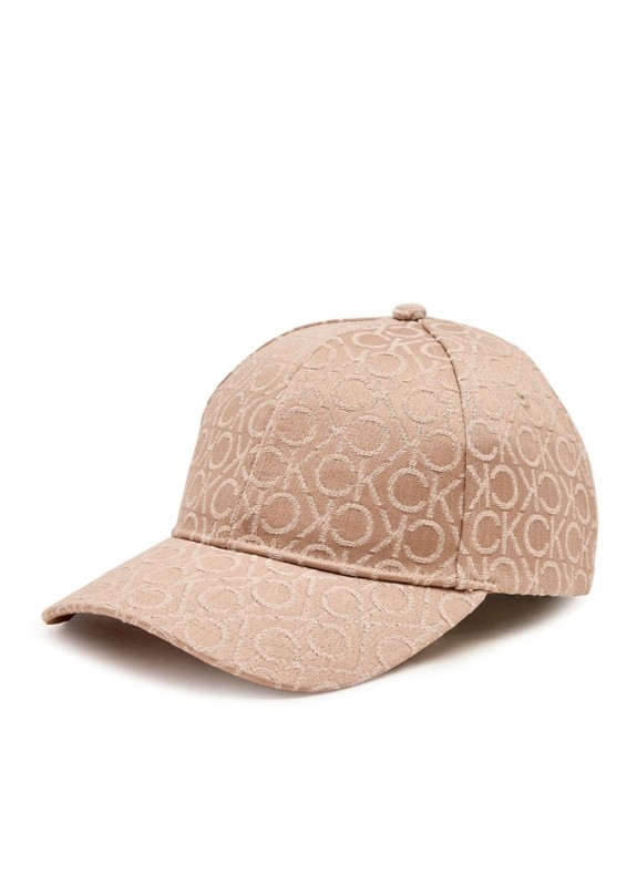 Casquette Calvin Klein Monogram Jacquard taupe