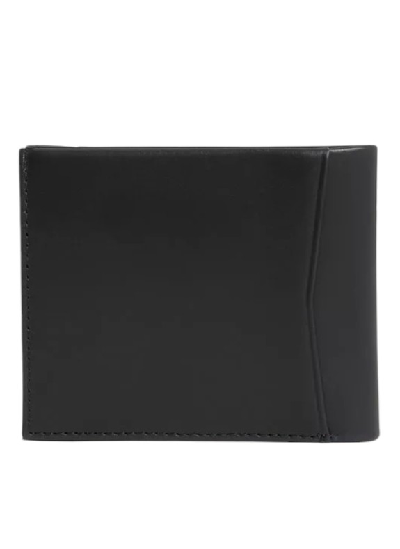 Portefeuille Calvin Klein Monogram Soft Bifold avec porte-monnaie noir