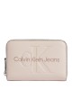 Monedero Calvin Klein Sculpted Med Zip Around Mono nude