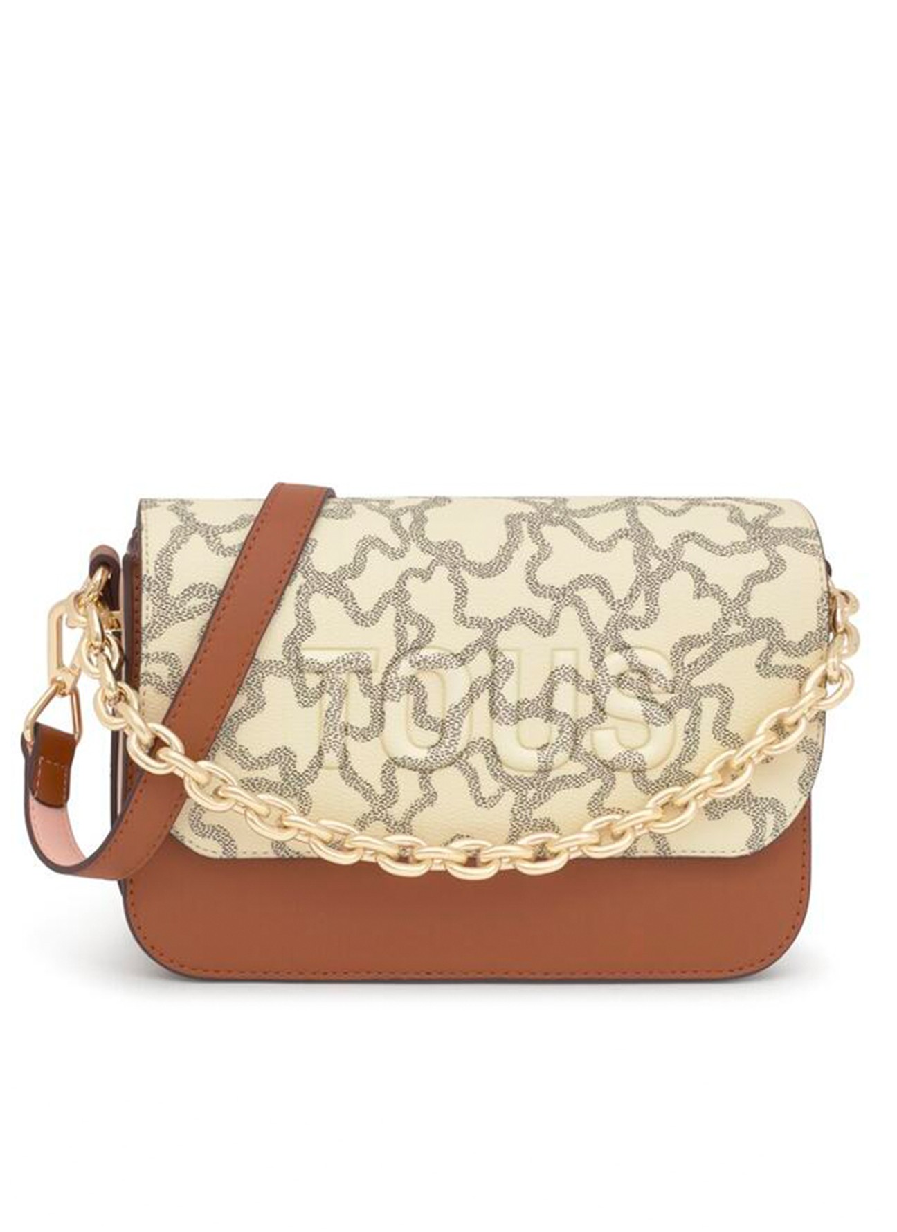 Beige VALENTINO BAGS Schoudertas PIE RE FLAP BAG