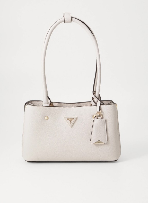 Bolso Guess Meridian Shoulder Satchel beige