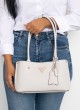 Sac à main Guess Meridian Shoulder Satchel beige