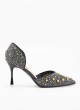 Chaussure à Talon Haut pour Femme en Couleur Noire