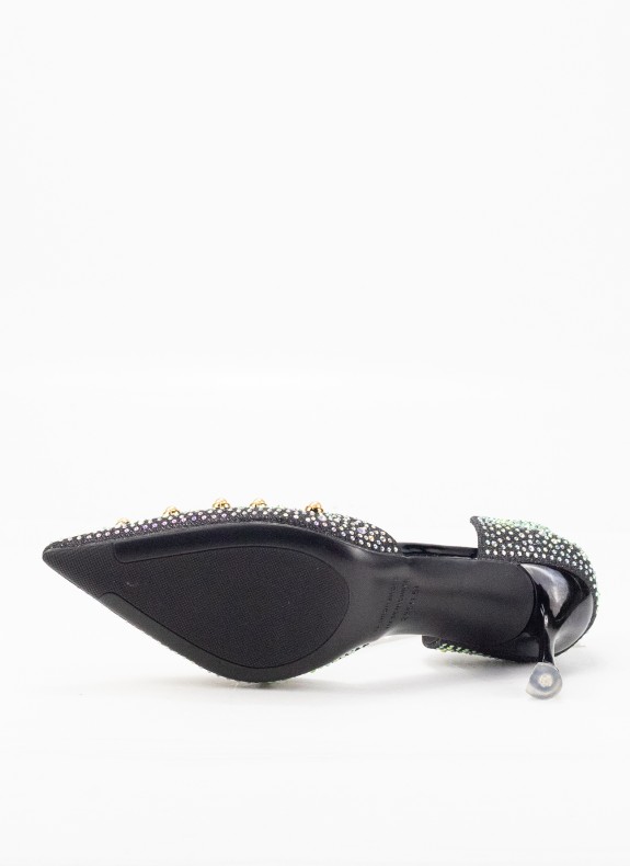 Zapato com Tacón Alto para Mulher em Cor Preto