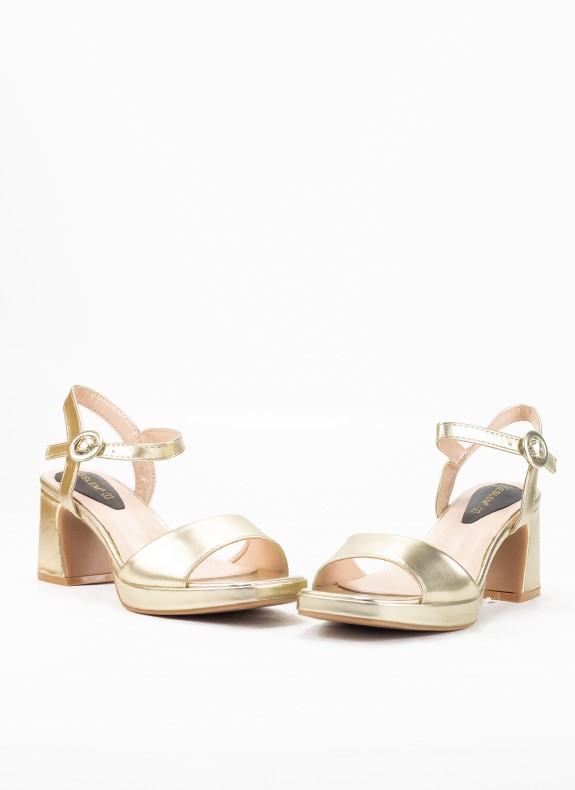Golden Bacon Sandal für Frauen mit Schnalle