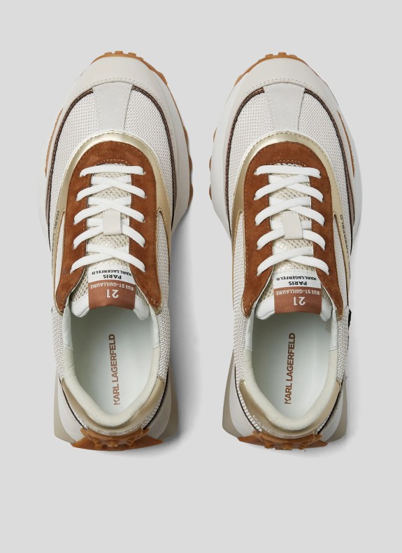 Karl Lagerfeld Gebiet Karl NFT Lo Spitze Leder Pantoffeln