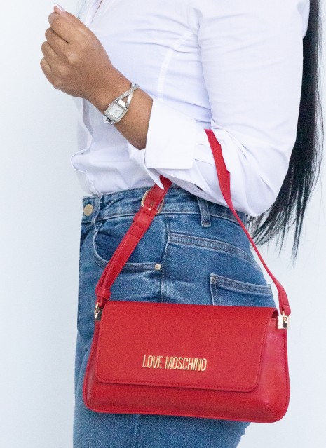 Sac Love Moschino JC4058 rouge